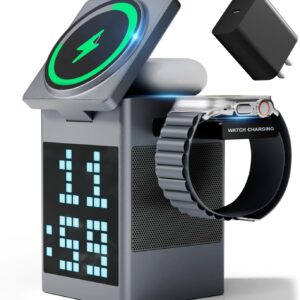 Smart Charger Speaker and Phone, Smart Watch Holder | Portable and Easy to use
