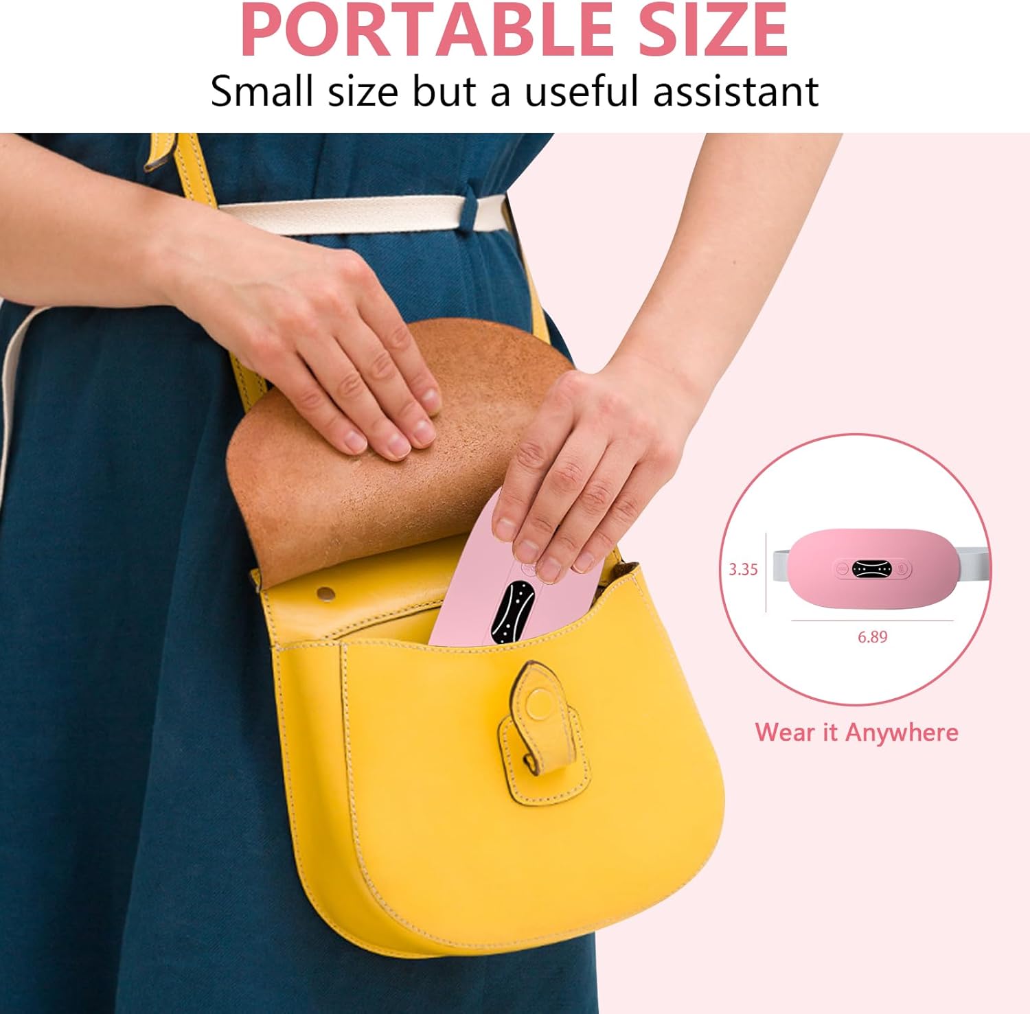 Portable Cordless Heating Pad – Multifunctional Intelligent Uterine Warm Belt - Image 3
