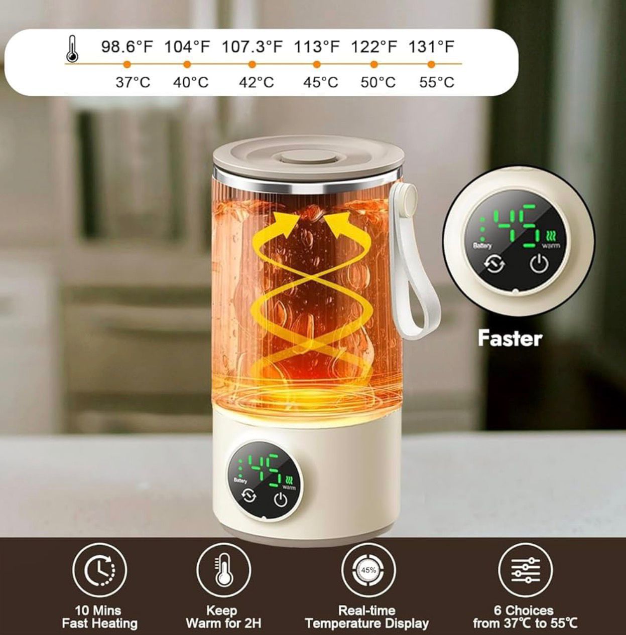 RECHARGABLE INSULATED MIXING CUP - Image 3